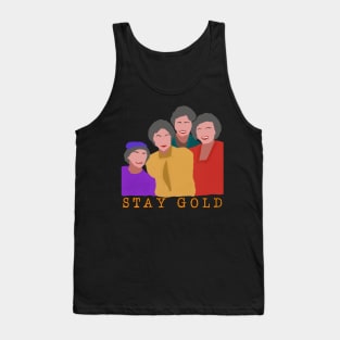 Stay Gold Illustration Tank Top